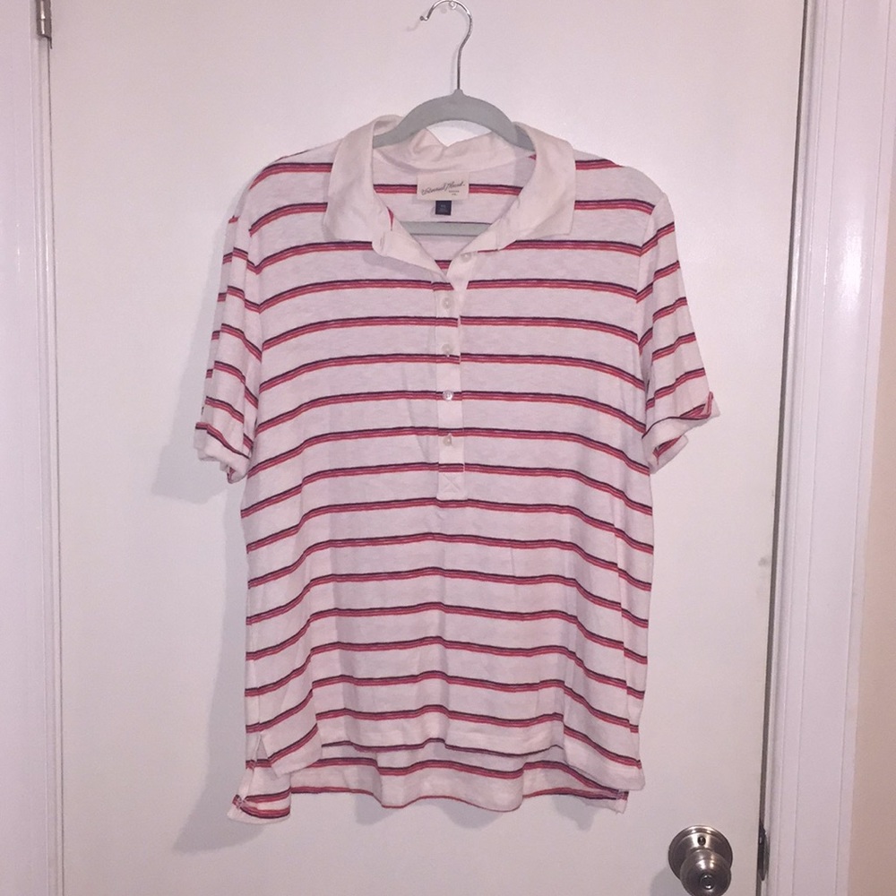 Retro/ vintage stripe button up- universal thread